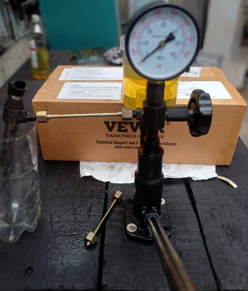 Vand presa testat injectoare diesel 0-600 bar