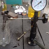 Vand presa testat injectoare diesel 0-600 bar